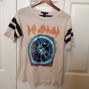 Forever 21 DEF LEPPARD top